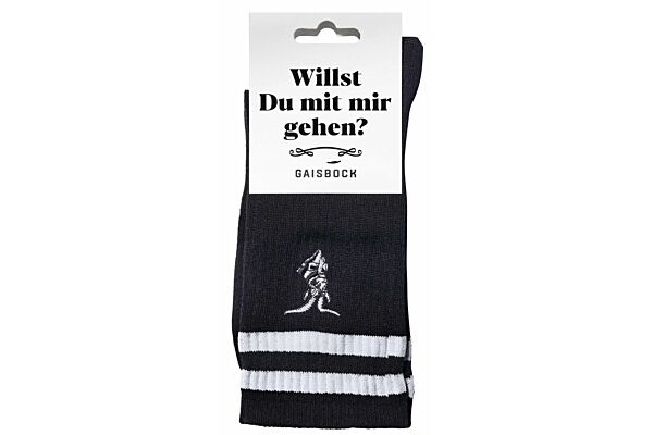 GAISBOCK Socken 42/45 schwarz 1 Paar