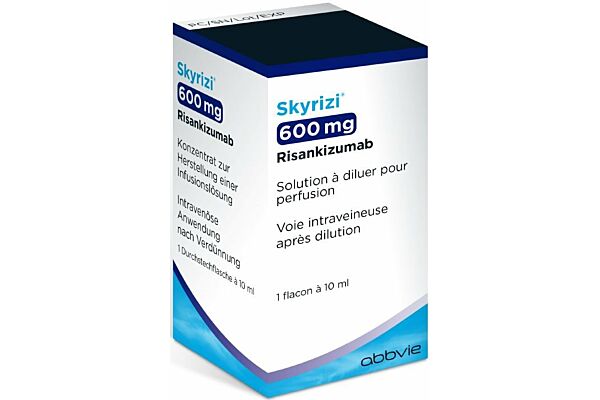 SKYRIZI conc perf 600 mg/10ml flac 10 ml