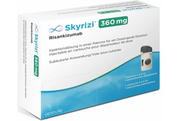 SKYRIZI Inj Lös 360 mg/2.4ml Patrone 2.4 ml