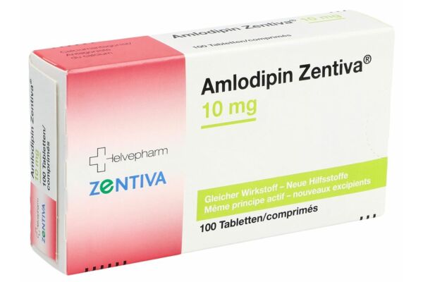 Amlodipin Zentiva Tabl 10 mg 100 Stk