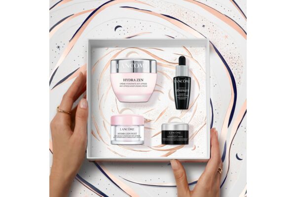 Lancôme Hydra Zen Anti-Stress Set Hydra Zen Anti-Stress Creme 50ml + Hydra Zen Gel Creme 15ml  + Advanced Génifique Serum 7ml + Génifique Yeux 5ml