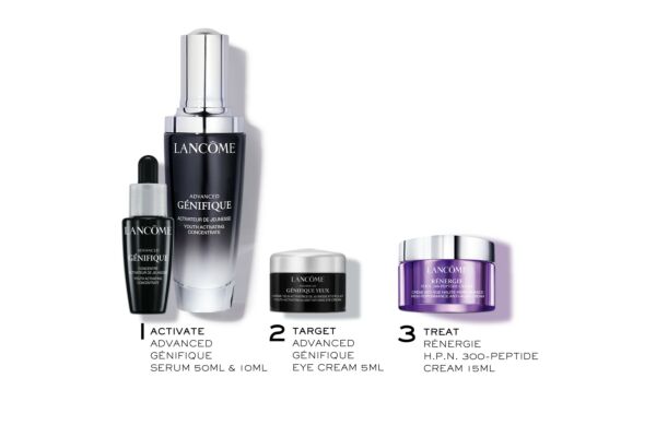 Lancôme Advanced Génifique Set Advanced Génifique Serum 50ml + AG Yeux 5ml + Rénergie H.P.N 300-Peptide Creme 15ml + AG Serum 10ml