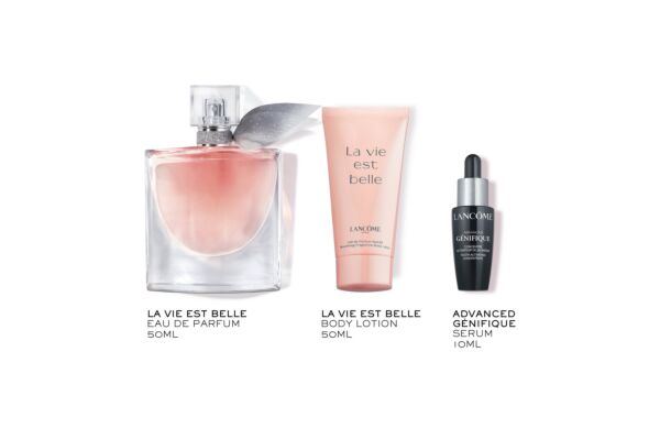 Lancôme La Vie est Belle 50ml Set La Vie est Belle EDP 50ml + La Vie est Belle Body Lotion 50ml + Génifique Serum 10ml