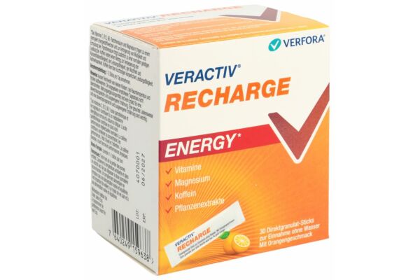 Veractiv Recharge Direct sticks 30 pce