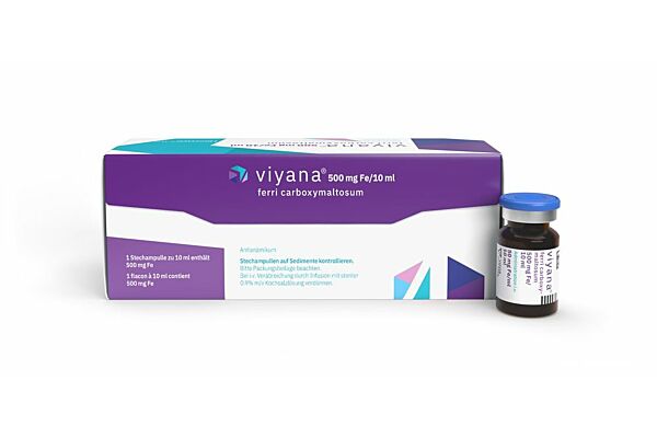 Viyana prép inj perf 500 mg/10ml 5 flac 10 ml