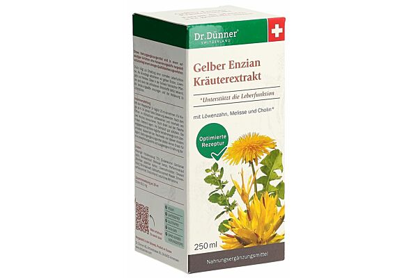 Dünner Gelber Enzian Kräuterextrakt Fl 250 ml