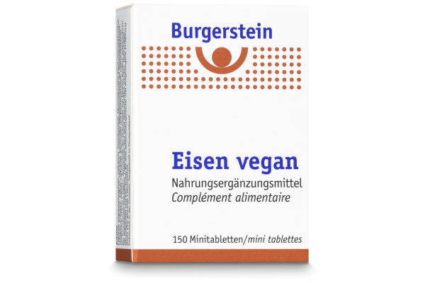 Burgerstein Eisen Tabl vegan Ds 150 Stk