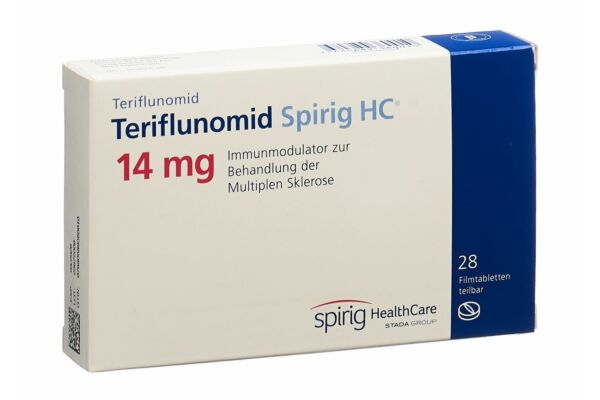 Tériflunomide Spirig HC cpr pell 14 mg 28 pce