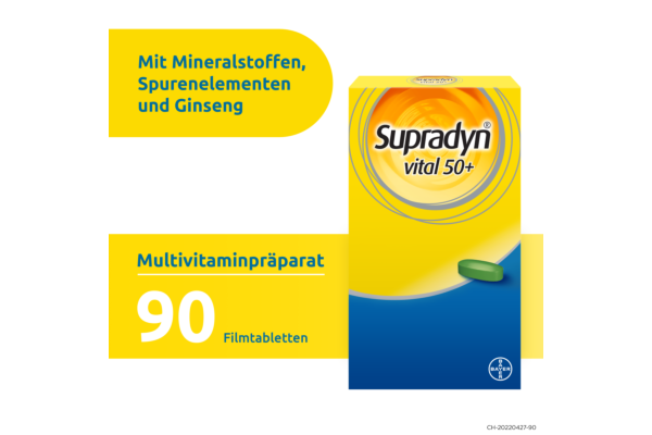 Supradyn Vital 50+ cpr pell bte 90 pce