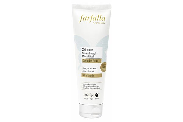 farfalla Skinclear Contrôle sébum masque minéral tb 50 ml