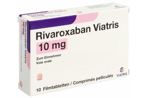 Rivaroxaban Viatris cpr pell 10 mg 10 pce