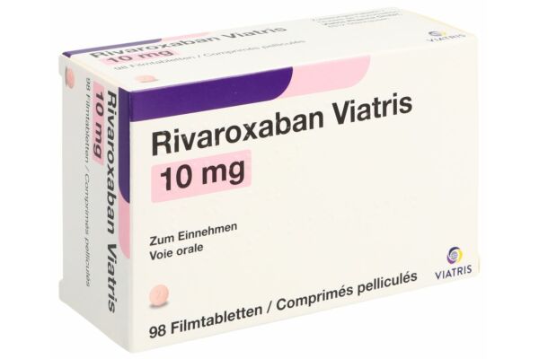 Rivaroxaban Viatris Filmtabl 10 mg 98 Stk