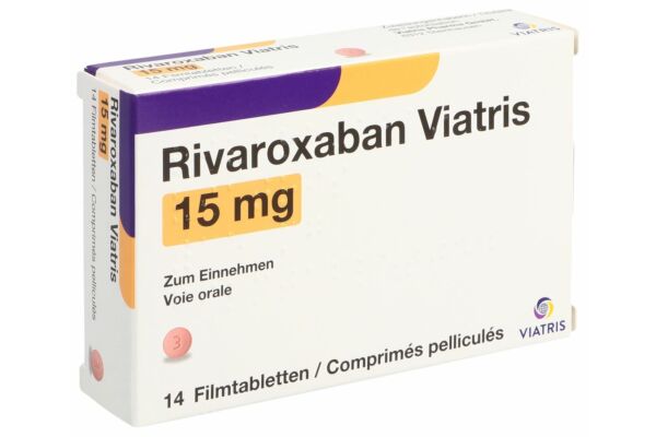 Rivaroxaban Viatris cpr pell 15 mg 14 pce