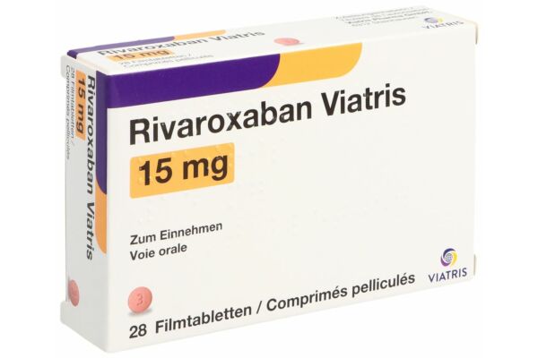 Rivaroxaban Viatris cpr pell 15 mg 28 pce