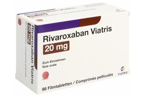 Rivaroxaban Viatris cpr pell 20 mg 98 pce