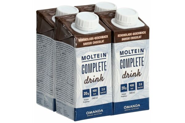 Moltein Complete Drink chocolat 4 tétra 200 ml