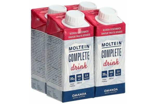 Moltein Complete Drink Beeren 4 Tetra 200 ml