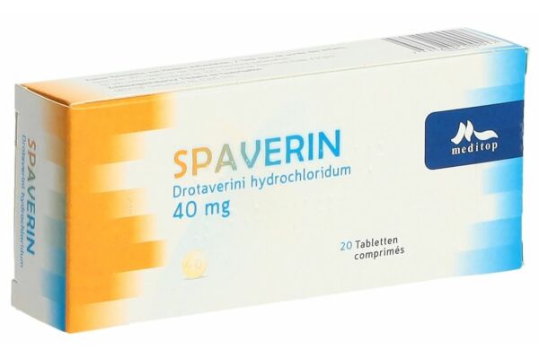 Spaverin cpr 40 mg 20 pce