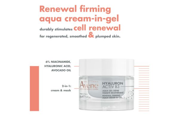 Avene Hyaluron Activ B3 Aquagel-Creme Ds 50 ml