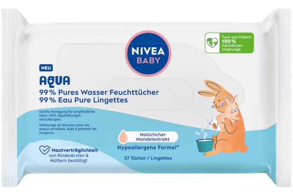 Nivea Baby AQUA Feuchttücher Btl 57 Stk