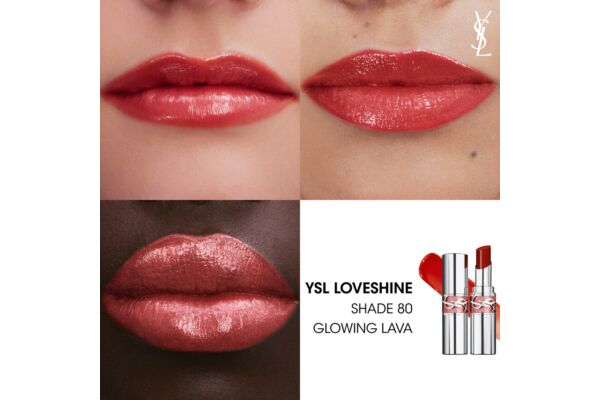 Yves Saint Laurent Loveshine Rouge Volupte Shine Lippenstift 80 3.2 g