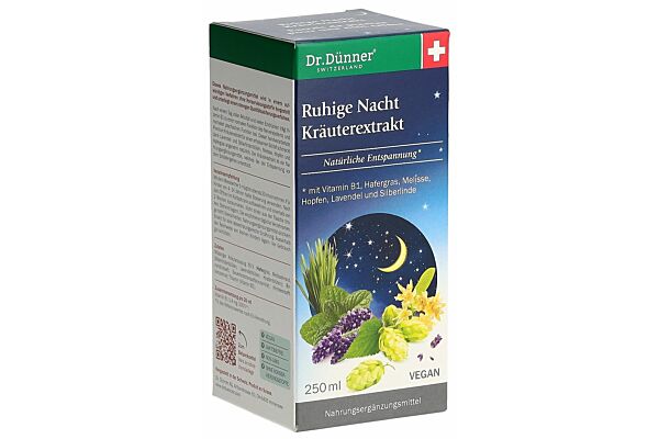 Dünner Ruhige Nacht Kräuterexrakt Fl 250 ml