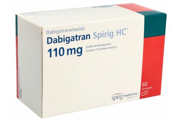 Dabigatran Spirig HC Kaps 110 mg 60 Stk