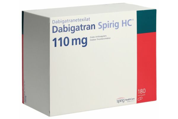 Dabigatran Spirig HC Kaps 110 mg 180 Stk