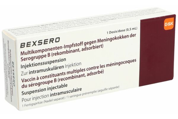 Bexsero susp inj ser pré 0.5 ml