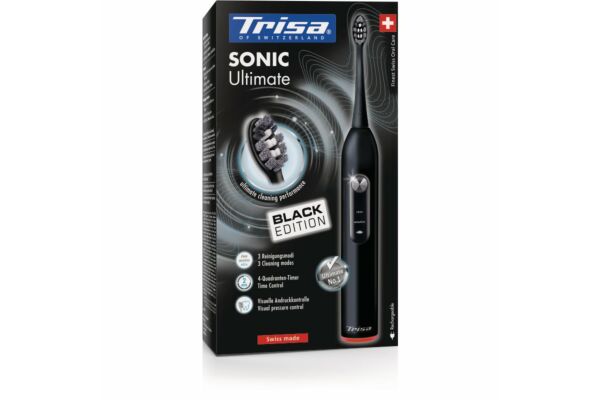 Trisa brosse à dents électrique Sonic Ultimate Black Edition