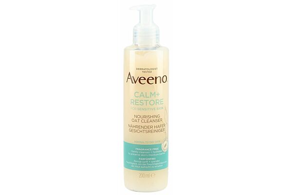 Aveeno Calm+Restore nettoyant nourrissant pour visage avoine dist 200 ml