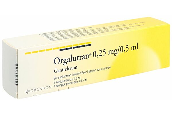 Orgalutran sol inj ser pré 0.5 ml