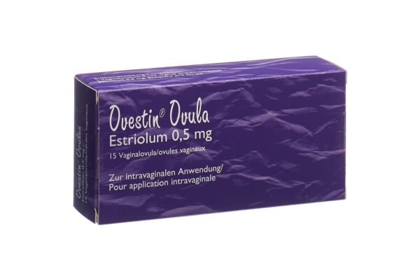 Ovestin ovule 0.5 mg 15 pce