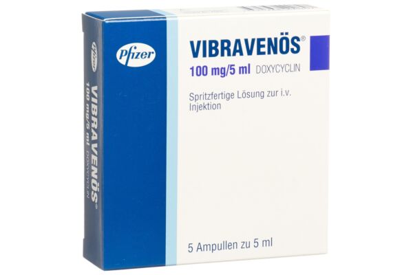 Vibravenoes sol inj 100 mg/5ml 5 amp 5 ml