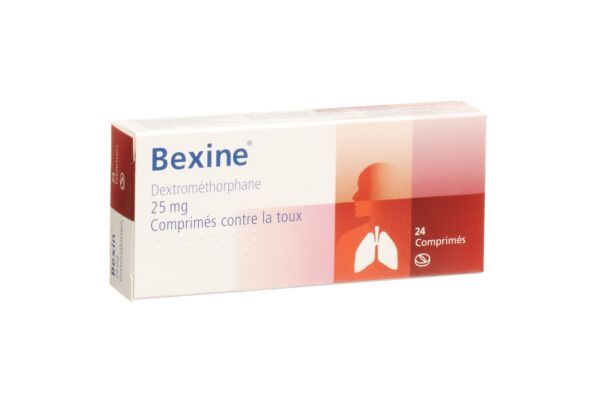 Bexine comprimés contre la toux 25 mg 24 pce