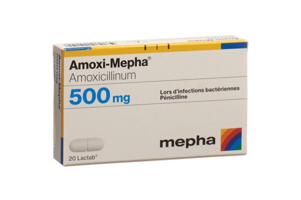 Amoxi-Mepha Lactab 500 mg 20 Stk