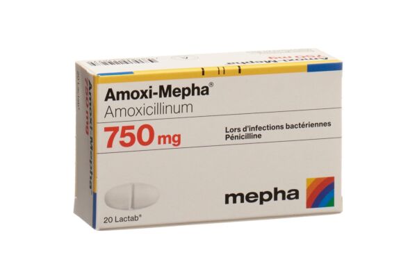 Amoxi-Mepha Lactab 750 mg 20 pce