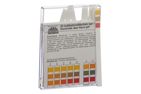 Biosana bâtonnets indicateur pH 4.5-9.25 25 pce à petit prix