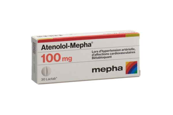 Atenolol-Mepha Lactab 100 mg 30 Stk