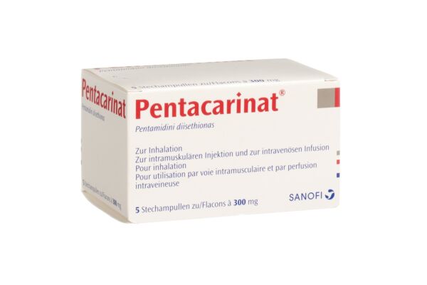 Pentacarinat subst sèche 300 mg flac 5 pce