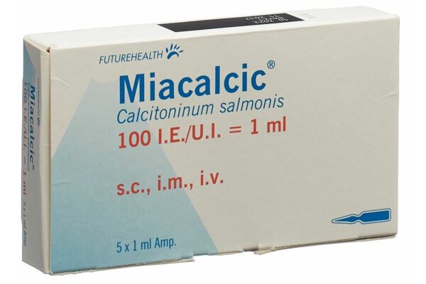 Miacalcic sol inj 100 UI/ml 5 amp 1 ml