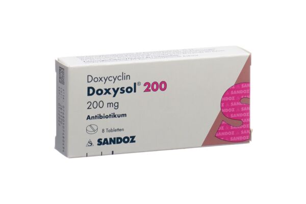 Doxysol cpr 200 mg 8 pce