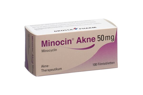 Minocin Acné cpr pell 50 mg 100 pce