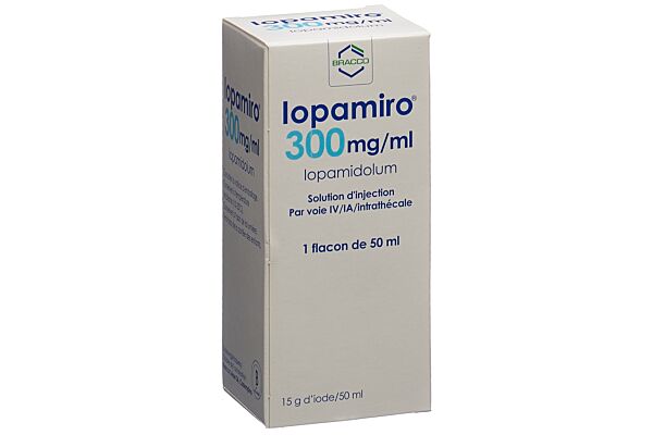 Iopamiro sol inj 300 mg/ml 50ml flacon