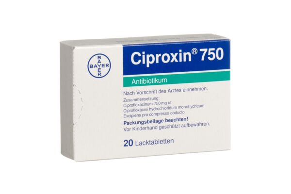 Ciprofloxacin 750 mg cp