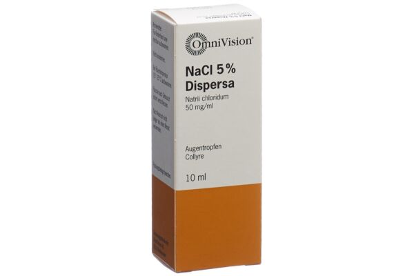 NaCl Dispersa gtt opht 5 % fl 10 ml