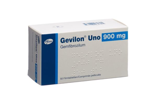 Gevilon Uno cpr pell 900 mg 50 pce