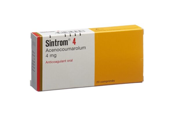 Sintrom 4 cpr 4 mg 20 pce