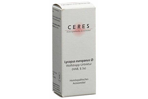 Ceres lycopus europaeus teint mère fl 20 ml