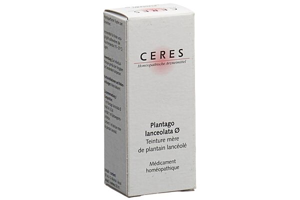 Ceres Plantago lanceolata Urtinkt Fl 20 ml